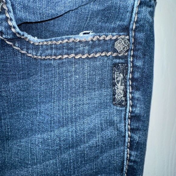 Silver Suki Mid Slim Bootcut Jeans 28x31 Western Cowgirl Jeans - Picture 2 of 6